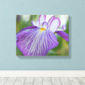 Paarse Iris Canvas Afdruk (Insitu (Houten vloer))