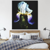 Paarse Iris Canvas Afdruk (Insitu (Slaapkamer))