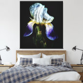 Paarse Iris Canvas Afdruk (Insitu (Slaapkamer))
