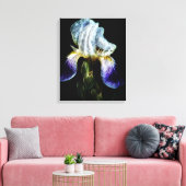 Paarse Iris Canvas Afdruk (Insitu (Woonkamer))