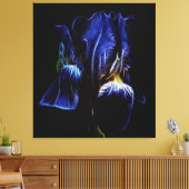 Paarse Iris Canvas Afdruk (Insitu (Woonkamer))