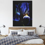 Paarse Iris Canvas Afdruk (Insitu (Slaapkamer))