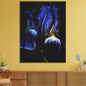 Paarse Iris Canvas Afdruk (Insitu (Woonkamer))