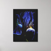 Paarse Iris Canvas Afdruk (Voorkant)