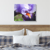 Paarse Iris Canvas afdrukken (Insitu (Slaapkamer))