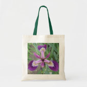 Paarse Iris Canvas tas (Voorkant)