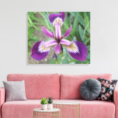 Paarse Iris Canvasprint Canvas Afdruk (Insitu (Woonkamer))