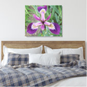 Paarse Iris Canvasprint Canvas Afdruk (Insitu (Slaapkamer))
