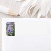 Paarse Iris Etiket (Insitu)