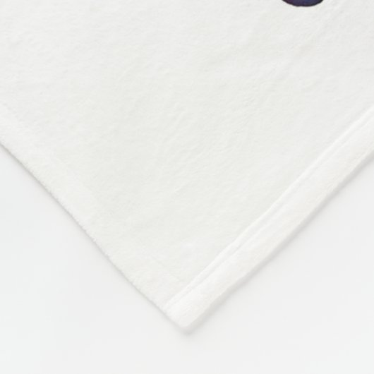 Paarse Iris Fleecy Blanket Fleece Deken (Hoek)