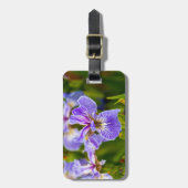 Paarse Iris Flower Bagage Koffer Label Bagagelabel (Voorkant verticaal)