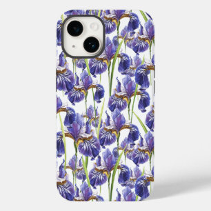 Paarse Iris Flowers Case-Mate iPhone 14 Hoesje