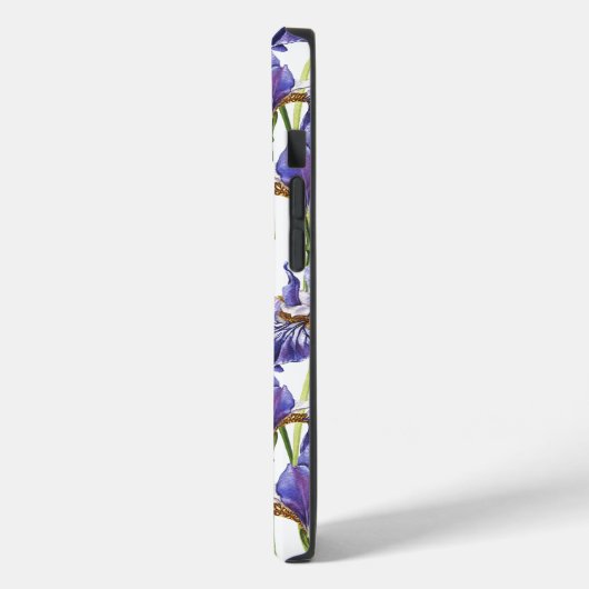 Paarse Iris Flowers Case-Mate iPhone Case (Achterkant / Links)