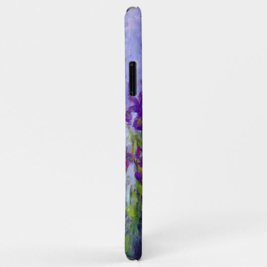 Paarse Iris Flowers Claude Monet Case-Mate iPhone Case (Achterkant/rechts)
