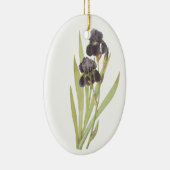 Paarse Iris Flowers Keramisch Ornament (Rechts)