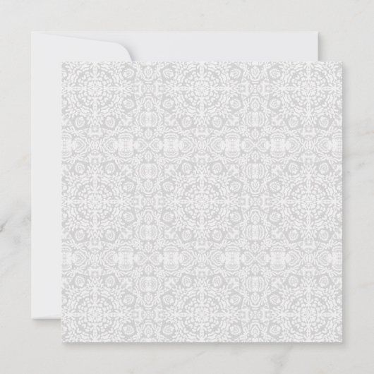 Paarse Iris Flowers van de Lente sparen de Datum Save The Date (Achterkant)