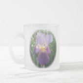 Paarse Iris Frosted Mok (Links)
