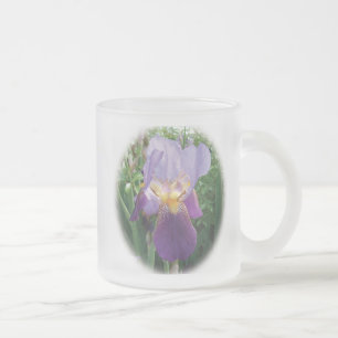 Paarse Iris Frosted Mok