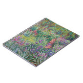 Paarse Iris Garden Impressionist Notitieboek (Linkerzijde)