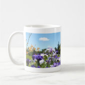 Paarse Iris Garden Koffiemok (Links)