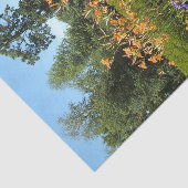 Paarse Iris Garden Tissuepapier (Detail)