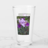 Paarse Iris Glas (Achterkant)