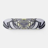 Paarse Iris Heilige Geometrie Fractale Kunst Persoonlijk Skateboard (Horizontaal)