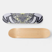 Paarse Iris Heilige Geometrie Fractale Kunst Persoonlijk Skateboard (Horizontaal)
