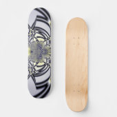 Paarse Iris Heilige Geometrie Fractale Kunst Persoonlijk Skateboard (Voorkant)