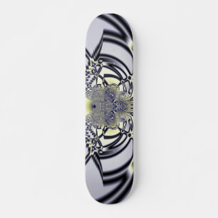 Paarse Iris Heilige Geometrie Fractale Kunst Persoonlijk Skateboard