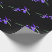Paarse iris inpakpapier (Hoek)