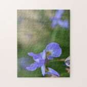 Paarse Iris Iris Bloed Natuur Foto Tuin Legpuzzel (Verticaal)