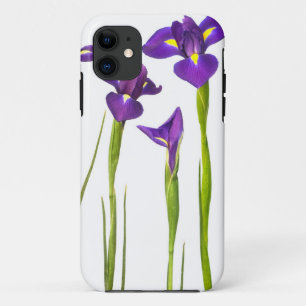 Paarse IRIS - Iris Flower Gepersonaliseerd Sjabloo Case-Mate iPhone Case