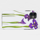 Paarse IRIS - Iris Flower Gepersonaliseerd Sjabloo Case-Mate iPhone Case (Achterkant (horizontaal))