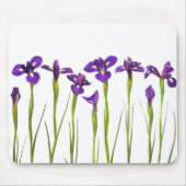 Paarse IRIS - Iris Flower Gepersonaliseerd Sjabloo Muismat (Voorkant)