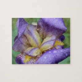 Paarse Iris (Iris Germanica) Legpuzzel