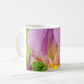 Paarse iris koffie Mok (Voorkant links)