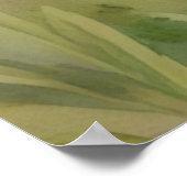 Paarse Iris Kunst Bloem Bloem Poster (Hoek)
