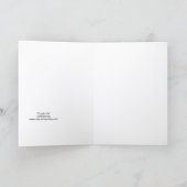 Paarse Iris Kunstansichtkaart Bedankkaart (Binnen)