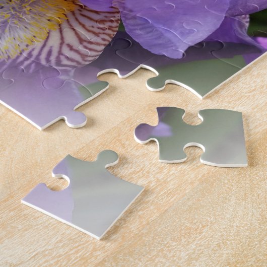 paarse iris legpuzzel (Zijkant)
