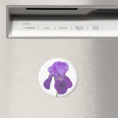 Paarse Iris Magnet (Insitu (Vaatwasser))