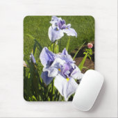 Paarse Iris Mousepad Muismat (Met muis)