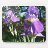 Paarse Iris Mousepad Muismat (Voorkant)