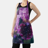 Paarse iris na regen schort (Insitu)