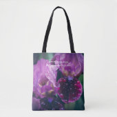 Paarse iris na regen tote bag (Voorkant)