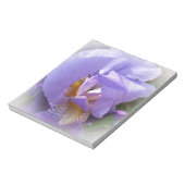 paarse iris notitieblok (Linkerzijde)