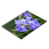 Paarse iris notitieboek (Linkerzijde)