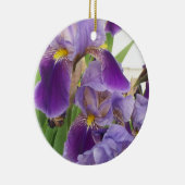 Paarse Iris Ornament (Rechts)