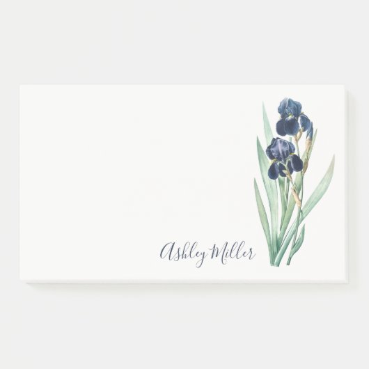 Paarse Iris Persoonlijke Post-it Nota's Post-it® Notes (Voorkant)