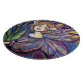 Paarse Iris Pixie Girl Snijplank (Hoek)